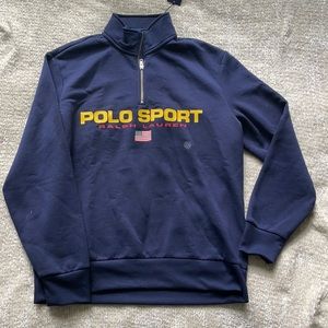 Navy Polo Sweater